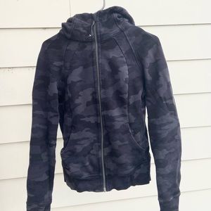LuluLemon Scuba Full - Zip Hoodie - Dark Camo